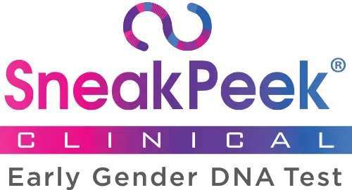 logo of the sneakpeak gender scan and dna clinic